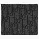 Dior Wallet Black Dior Oblique Jacquard