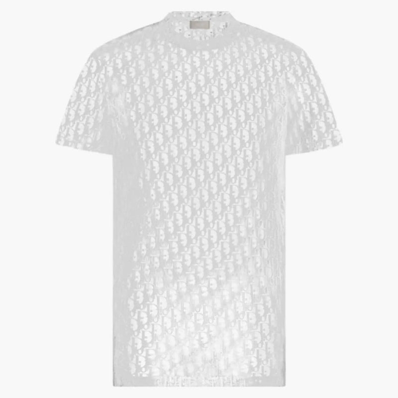 Dior Sheer Oblique T-Shirt White