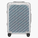 Dior and Rimowa Cabin Suitcase Gray/Blue
