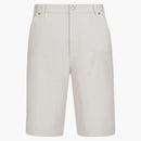 Dior By Birkenstock Cd 1947 Carpenter Bermuda Shorts Ecru Cotton Denim