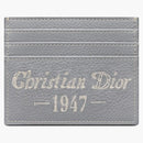 Dior By Birkenstock Christian Dior 1947 Signature (6 Card Slot) Card Holder Dior Gray