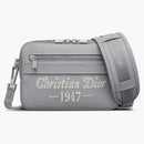 Dior By Birkenstock Christian Dior 1947 Signature Safari Messenger Bag Dior Gray