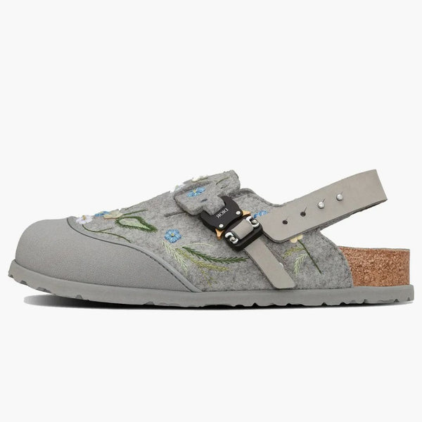 Dior av Birkenstock Mule Tokyo filtade ullblommor
