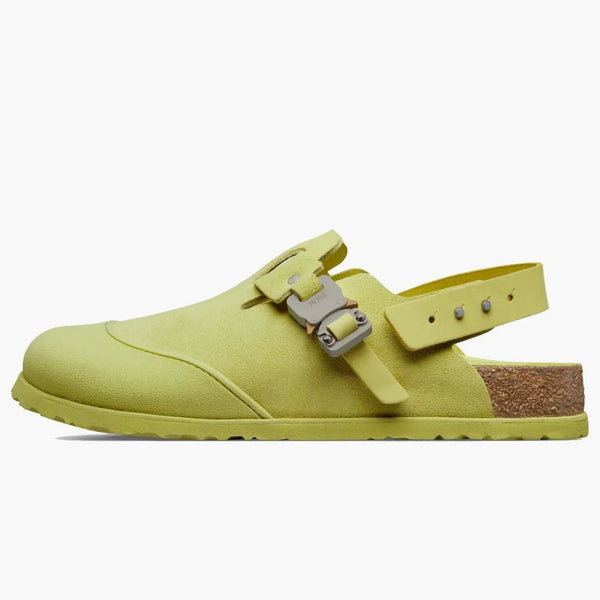 Dior av Birkenstock Mule Tokyo Pastell Yellow Nubuck Calfskin