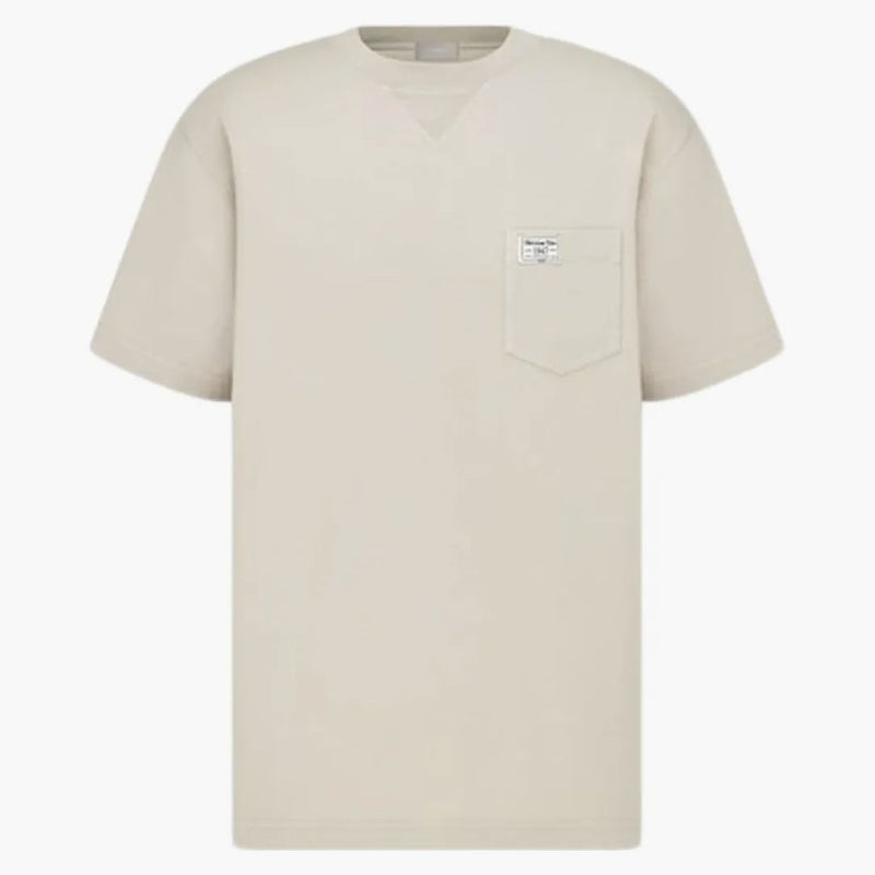 Dior By Birkenstock Relaxed Fit Cd 1947 T-shirt Beige