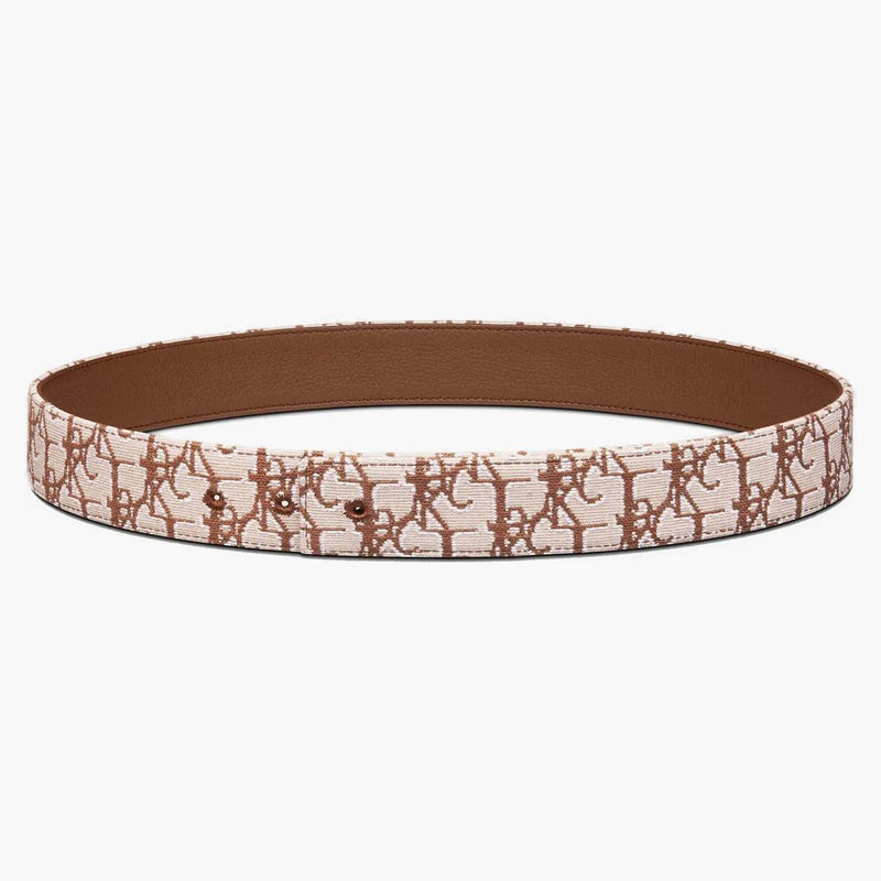 Dior X Cactus Jack 35mm Belt Strap Coffee/beige