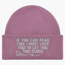 Dior X Cactus Jack Cashmere Knit Beanie Violet