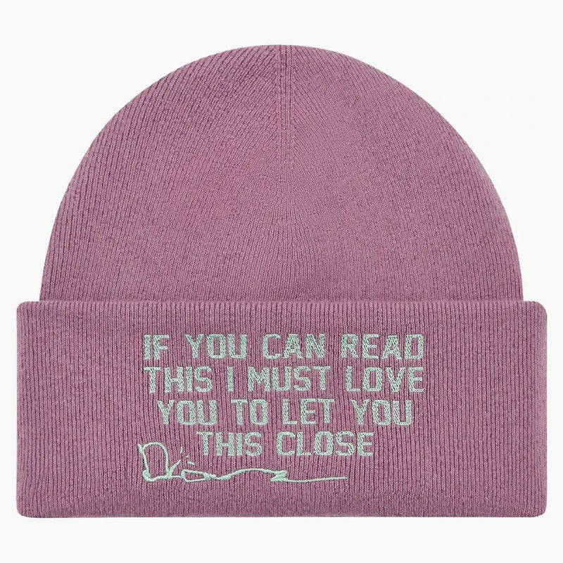 Dior X Cactus Jack Cashmere Knit Beanie Violet