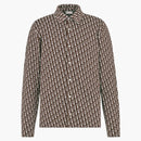 Dior X Cactus Jack Dior Oblique Overshirt Brown/white