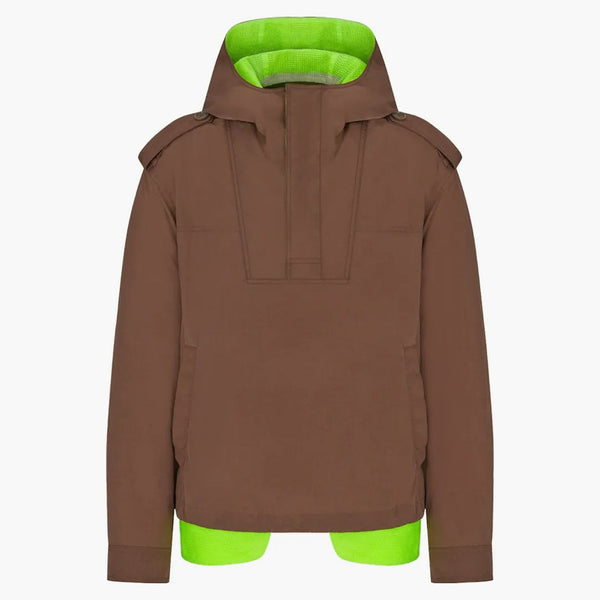 Dior X Cactus Jack Hooded Anorak Coffee Brown