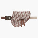 Dior X Cactus Jack Mini Saddle Bag Coffee/oblique Jacquard