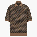 Dior X Cactus Jack Oversized Polo Shirt Beige/black
