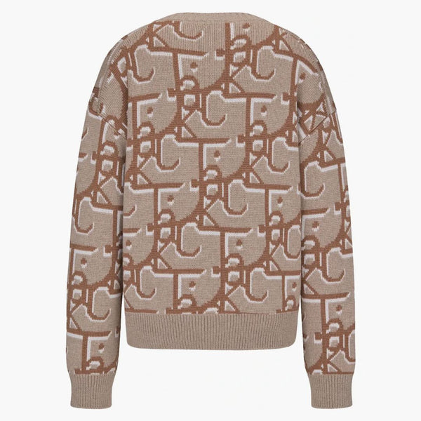 Dior X Cactus Jack Oversized Sweater Beige/Brown