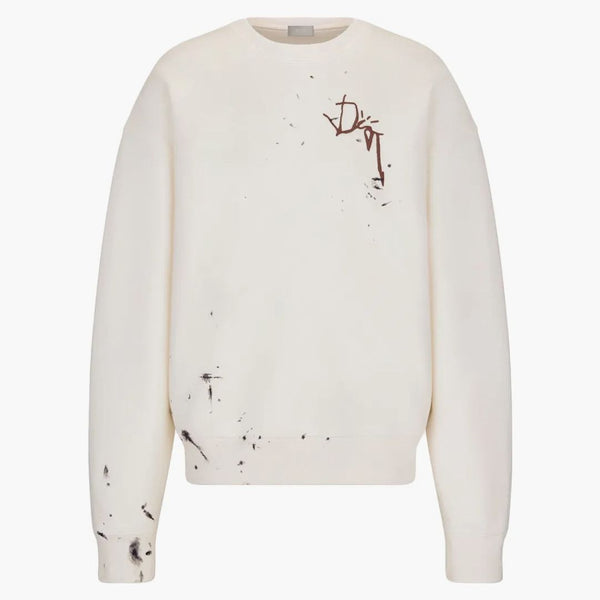 Dior X Cactus Jack Oversized Sweatshirt White