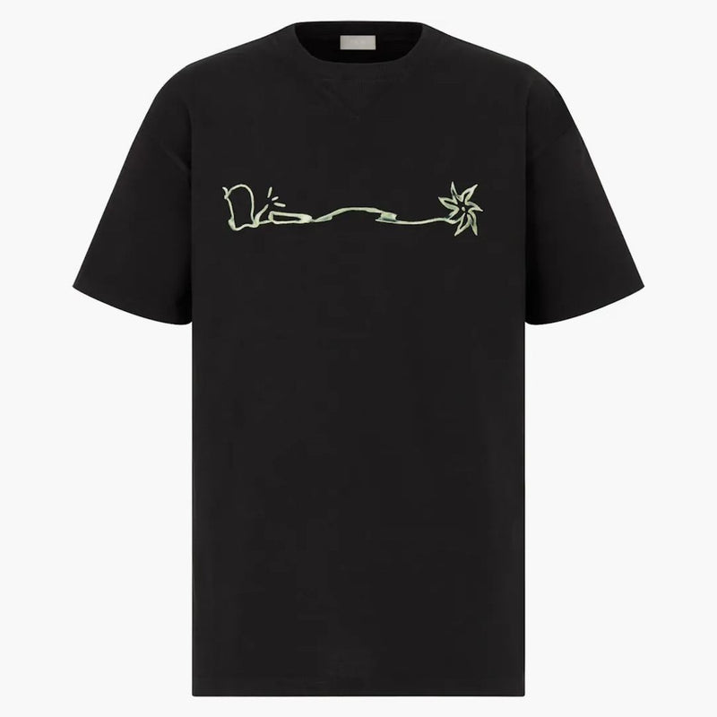 Dior x Cactus Jack Oversizezed T-Shirt Black