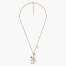Dior X Cactus Jack Pendant Necklace Gold