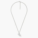 Dior X Cactus Jack Pendant Necklace Silver/white