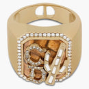 Dior X Cactus Jack Signet Ring Gold/white