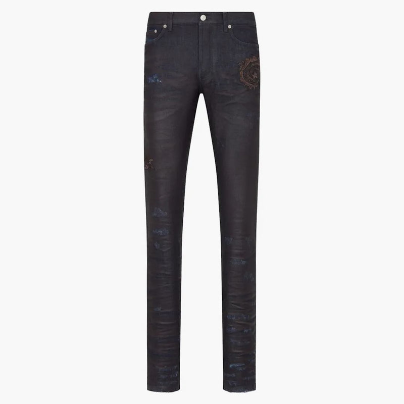 Dior X Cactus Jack Slim-fit Jeans Blue