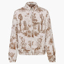 Dior X Cactus Jack Zipped Blouson Brown/white