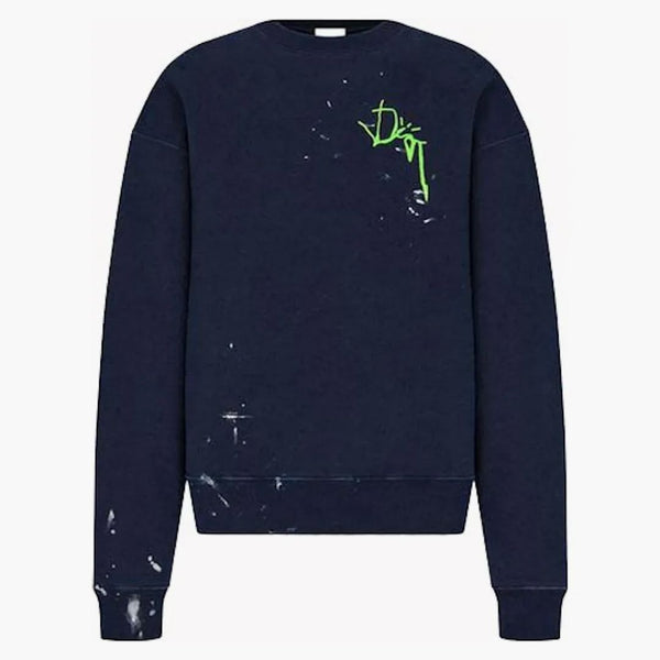 Dior X Cactus Jack Oversized Sweatshirt Navy