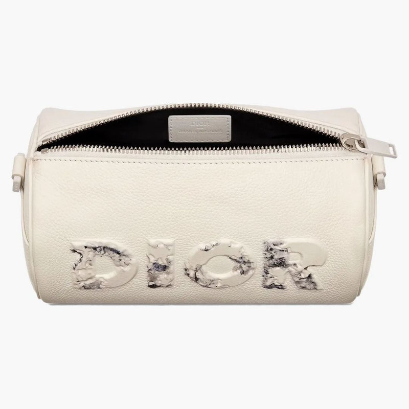 Dior X Daniel Arsham Roller Bag Balfskin White