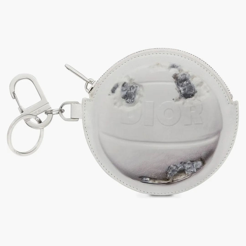 Dior X Daniel Arsham Basketball Zip Charm Calfskin White