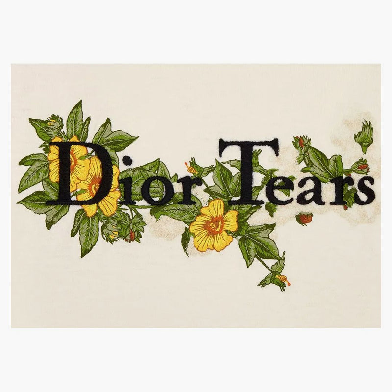 Dior X Denim Tears Relaxed-fit Logo T-shirt White