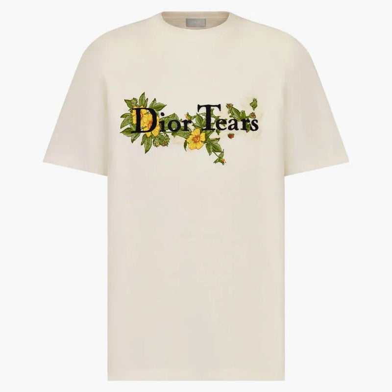 Dior X Denim Tears Relaxed-fit Logo T-shirt White