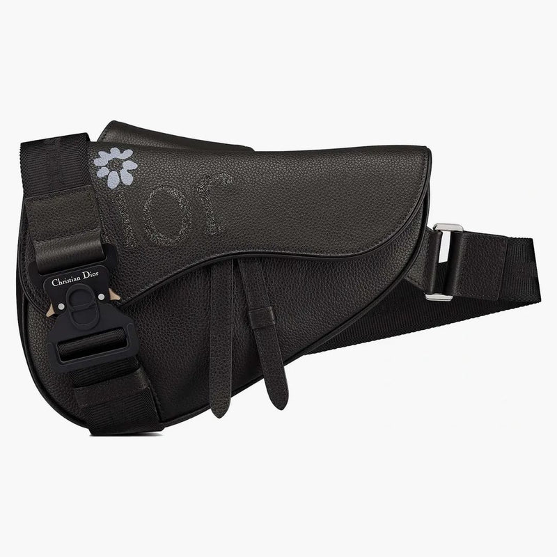 Dior x erl sadelväska svart
