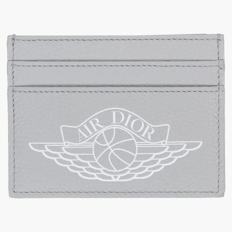 Držák karty Dior X Jordan Wings (4 karta) šedá