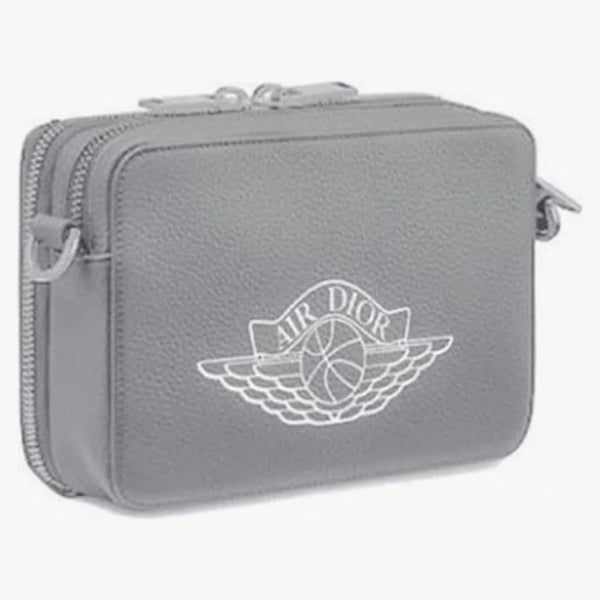 Dior X Jordan Wings Messenger Bag Grey