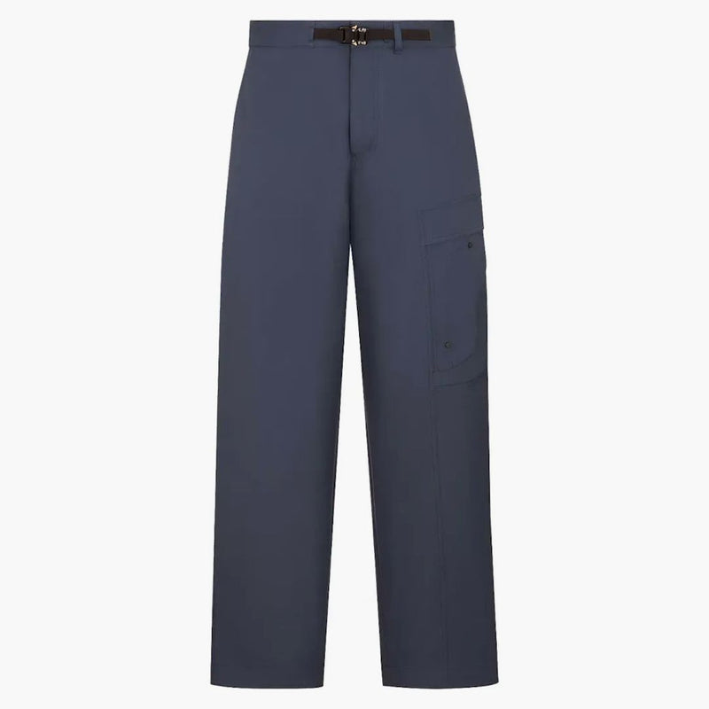 Dior X Kaws Cargo Pants Navy Blue Cotton Faille