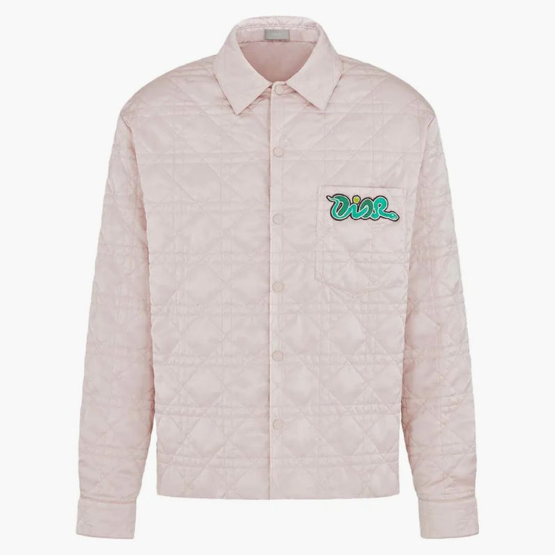 Dior X Kaws Overhirt Satinado técnico rosa