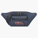 Dior X Kaws Rider 2.0 Belt Bag Navy Blue Dior Oblique Jacquard and Navy Blue Grained Calfskin