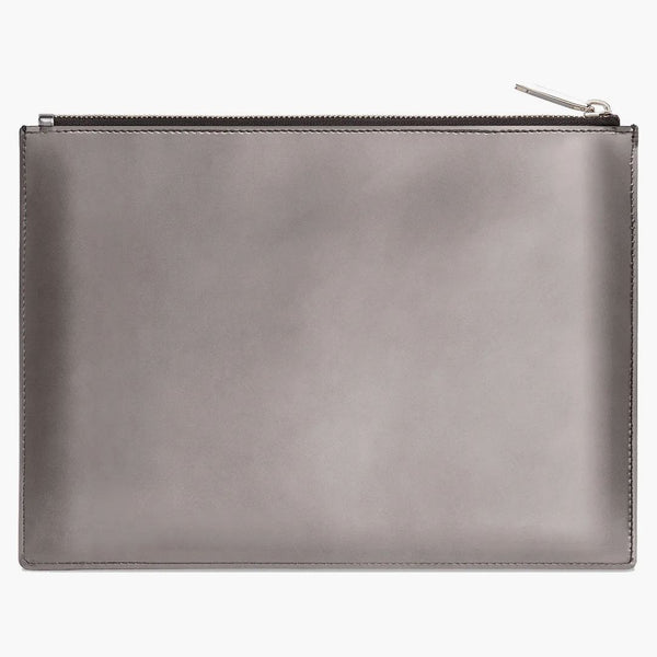 Dior X Kaws Pouch Calfskin Bee Print Silver