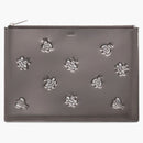 Dior X Kaws Pouch Pouch Barry Bee Print Silver