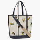 Dior X Kaws Tote Cotton Beige Navy