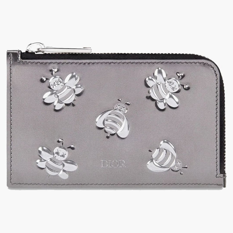Dior x Kaws ZPIPP CARD a držák mincí Bee Print Silver