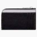 Dior X Kaws Tarjeta con cremallera y soporte de monedas Impresión de abeja plateada