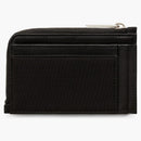 Dior X Kaws Zippered Card and Coin Holder Blue Logo Nylon Black