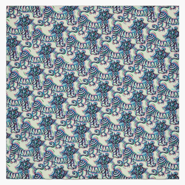Dior X Kenny Scharf Bandana Tiger Print Multicolor