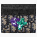 Dior X Kenny Scharf Card Holder Beige/black