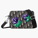 Dior X Kenny Scharf Pouch With Shoulder Strap Beige/black