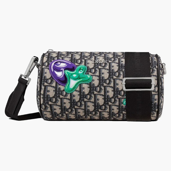 Dior X Kenny Scharf Roller Messenger Bag Beige/svart