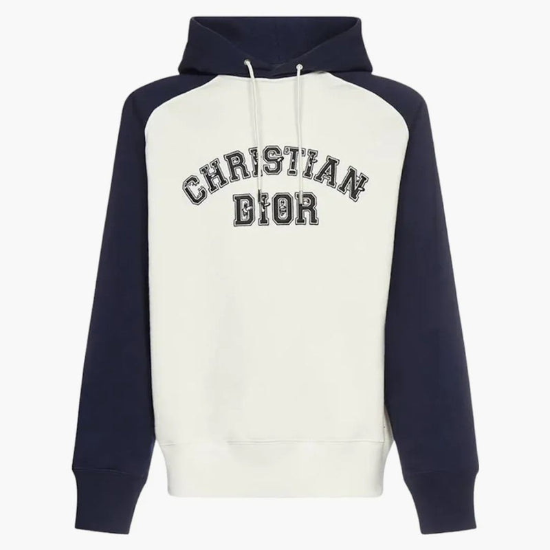 Dior x Kenny Scharf Varsity Hoodie Blue/White