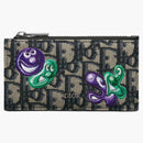 Dior X Kenny Scharf Zipped Card Holder Beige/black