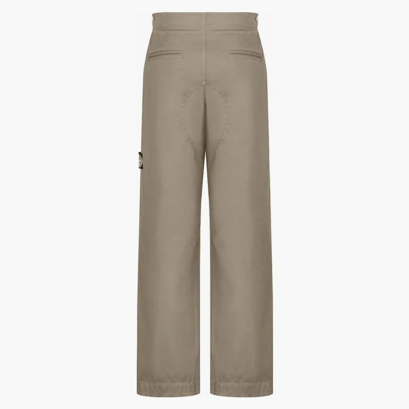Dior X Stone Island Cotton-Blend saténový volný sportovní osekvění kalhoty šedé