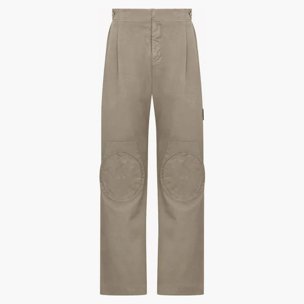 Dior X Stone Island Cotton-Blend saténový volný sportovní osekvění kalhoty šedé