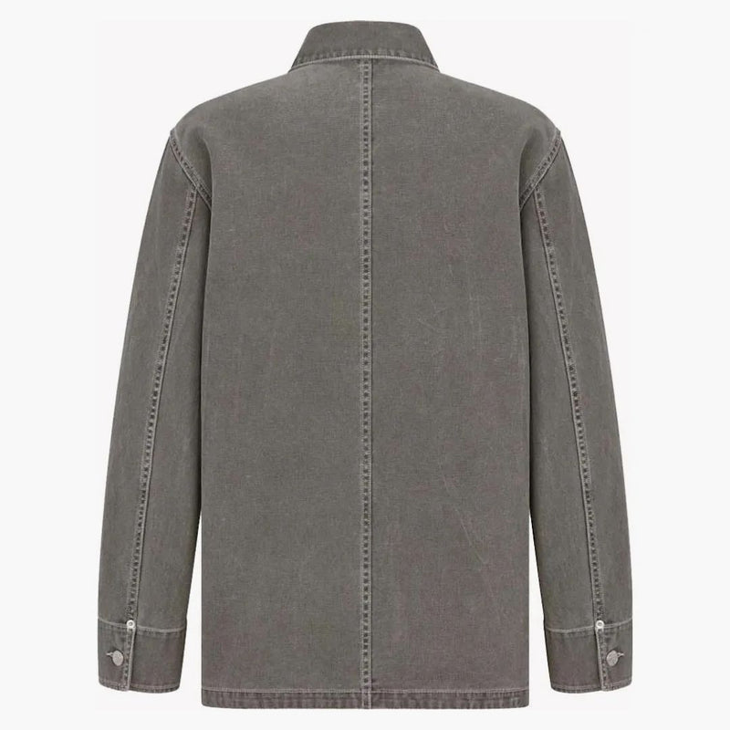 Giacca di tela di cotone di Dior x Stone Island